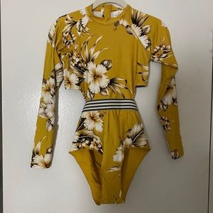 Rip curl mustard surf suit